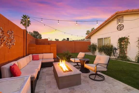 Private Pool, Hot Tub & Fire Pit Backyard